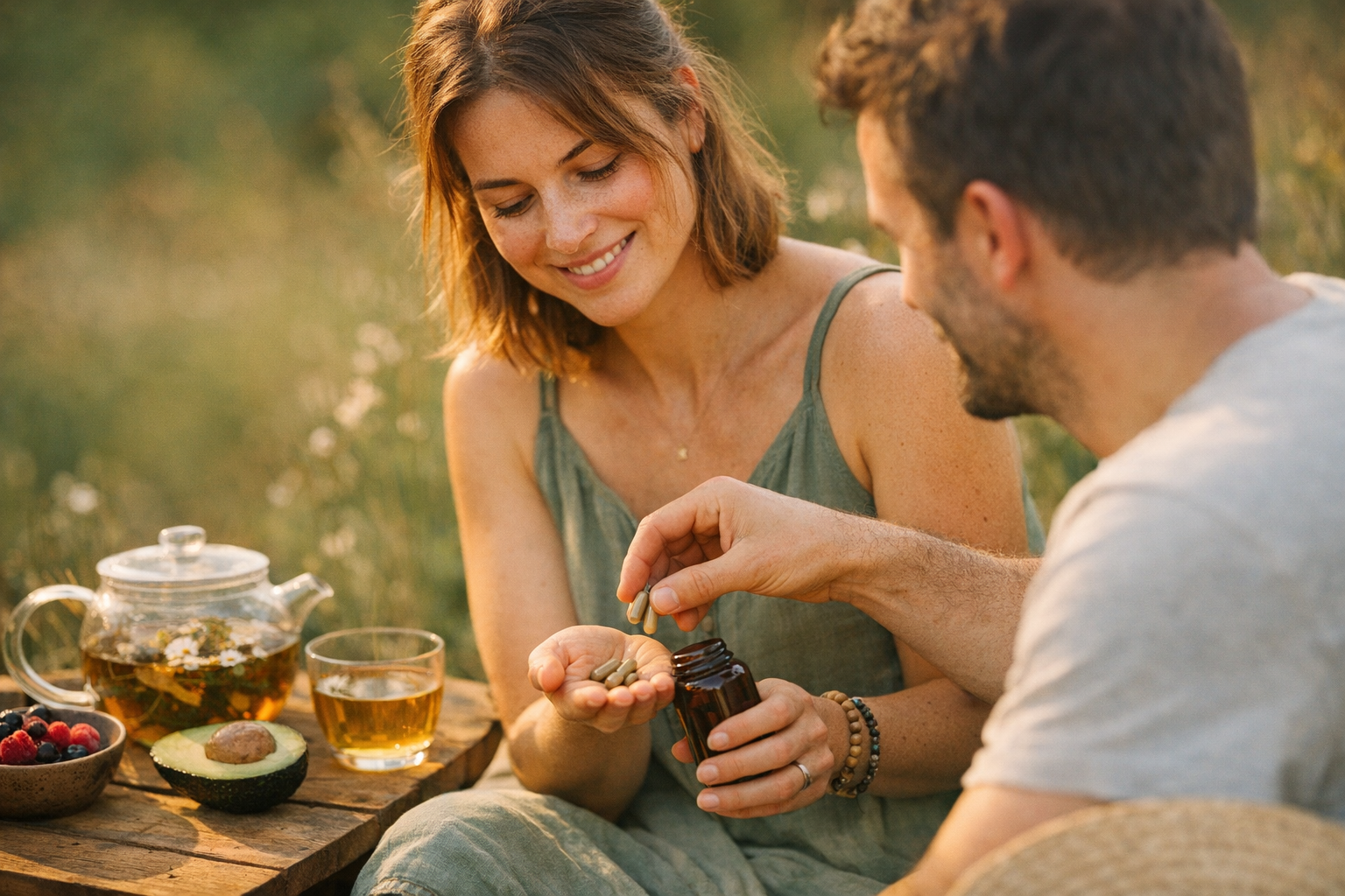 Frau hält positiven Schwangerschaftstest in den Händen