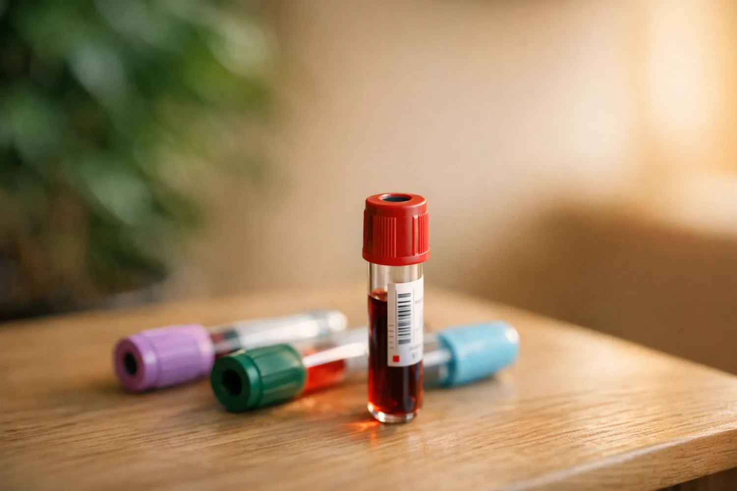 Blutprobe für AMH-Wert Bestimmung im Fertilitätslabor