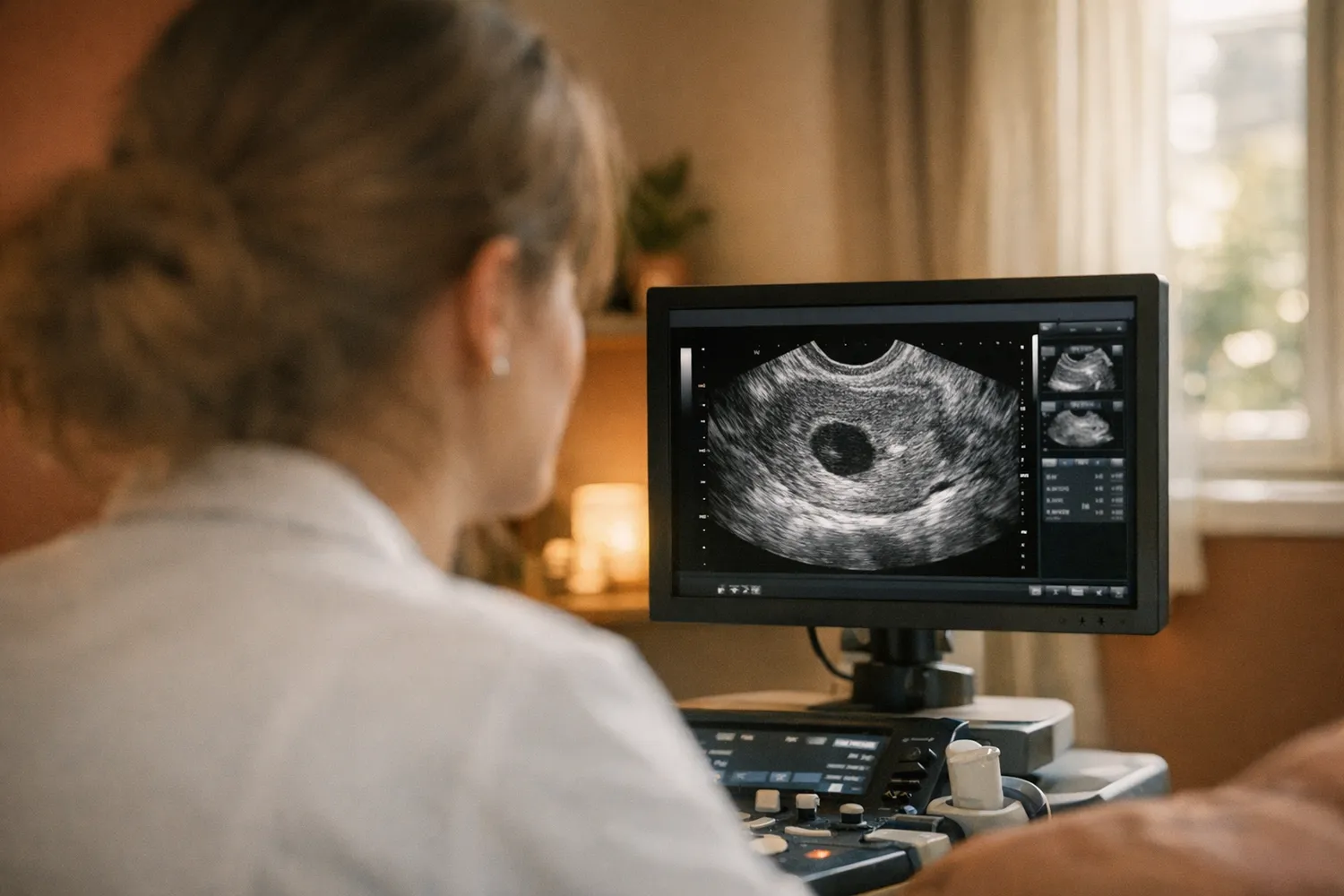 Ultraschall-Monitoring während der IUI-Behandlung