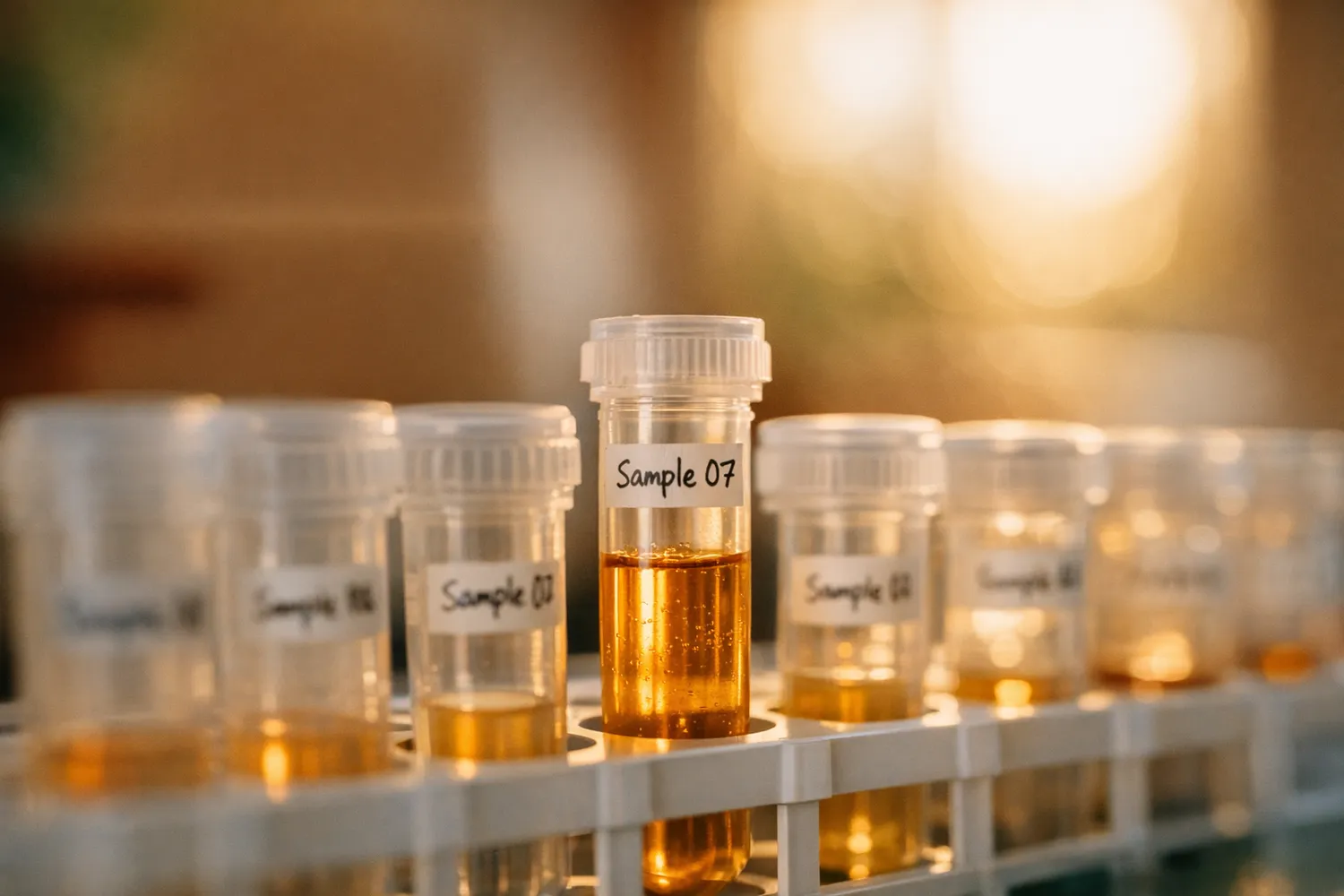 Reagenzgläser für genetische Analyse im PGT-Labor